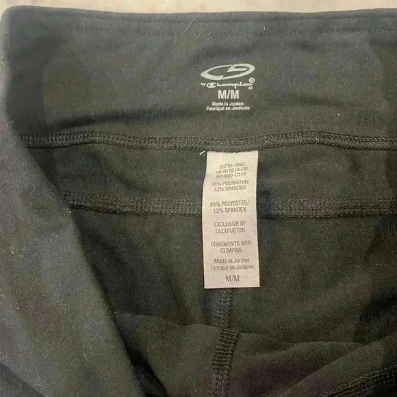 New with tags black champion booty shorts size medium - Picture 3 of 4